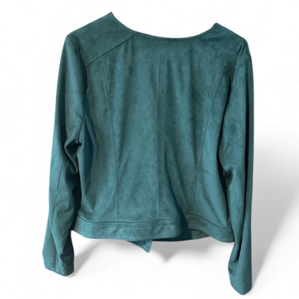🌷✨Thalia Sodi Teal Leather Jacket - Picture 7 of 13
